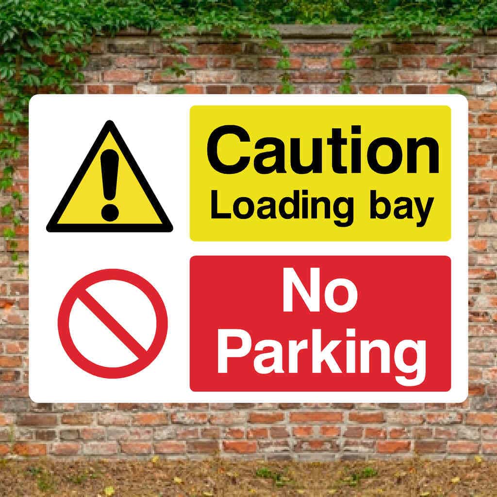 Caution Loading Bay Sign – Safety Warning Signage