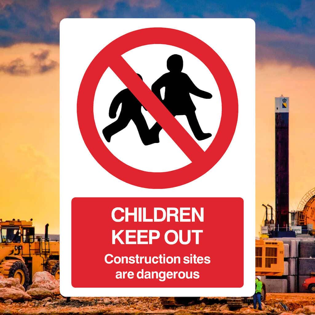 Keep Out Sign