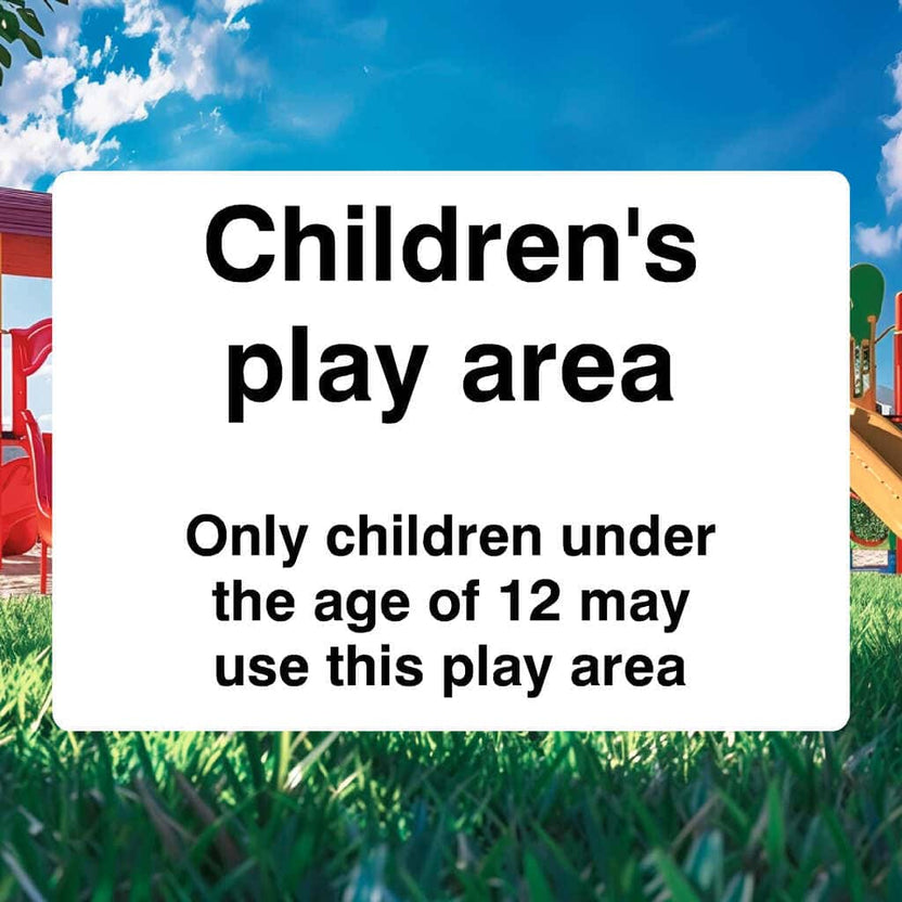 Playing Area. Sign Parks & Play Area Signs – Safe, Durable Outdoor Signs – The Sign Shed