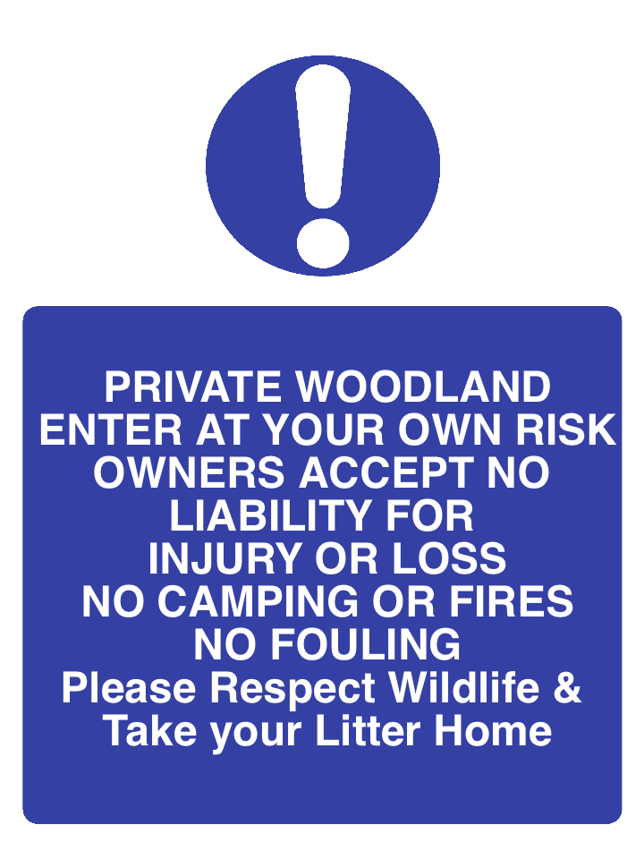 Custom Mandatory Sign Portrait