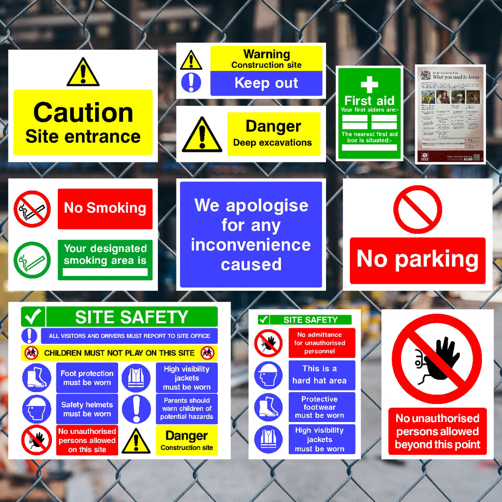 Construction Access Signs – UK-Compliant & Durable
