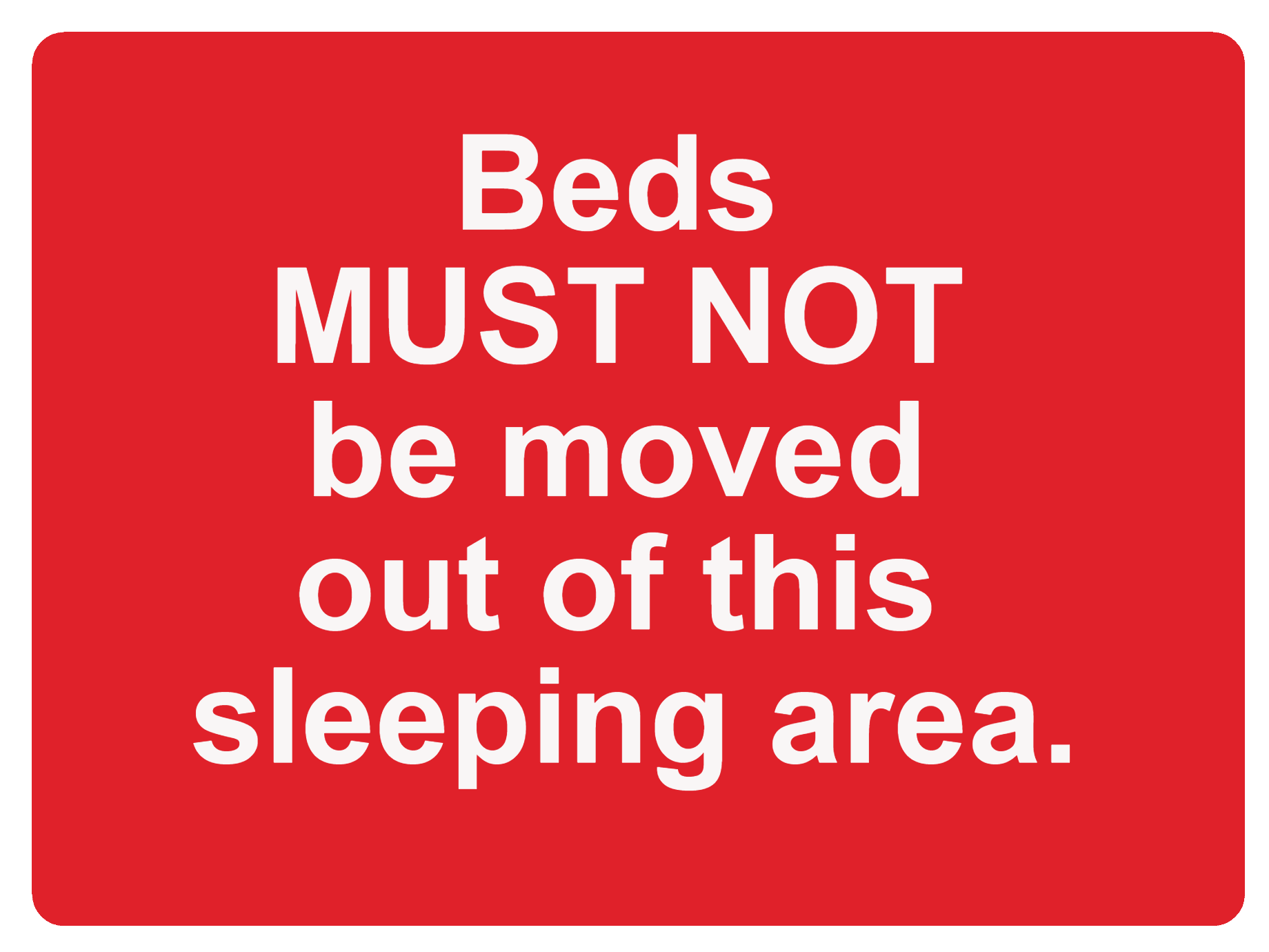 Custom Red Sign Landscape