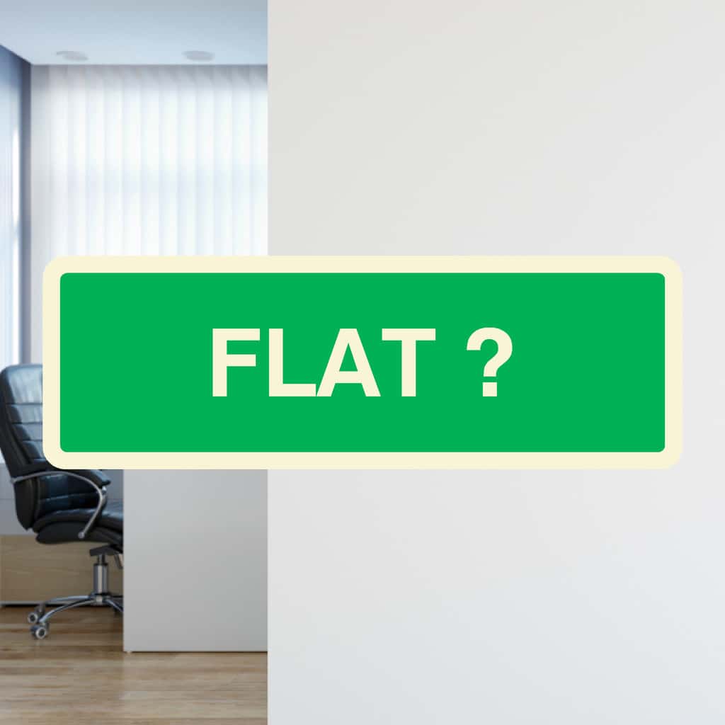 Identification Sign File Custom Flat Floor Identification Sign – The Sign Shed