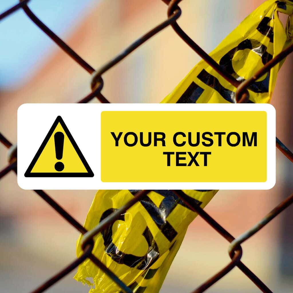 Custom Warning Sign Landscape | Safety Signs