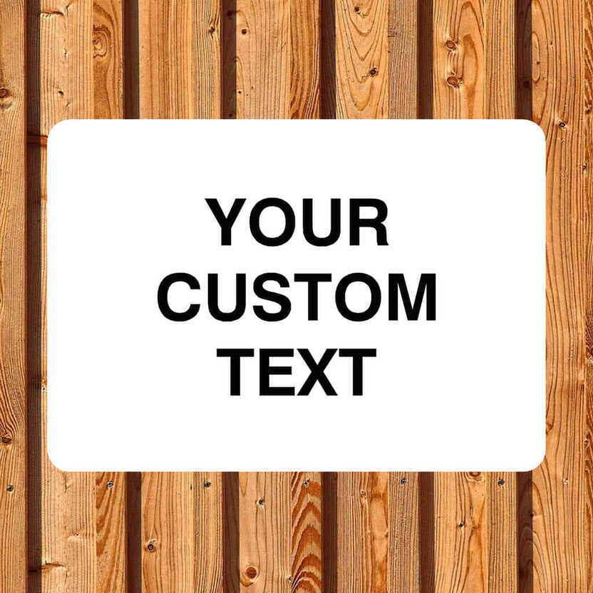 Custom Signs | Bespoke Signage | Personalised Signs – The Sign Shed