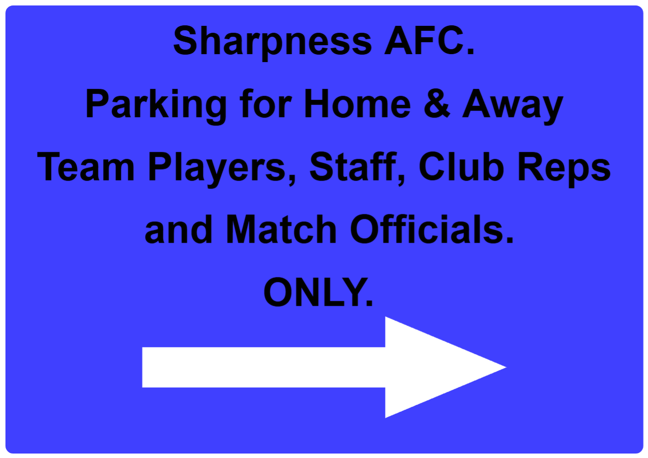 Custom Blue Sign Right Arrow Landscape