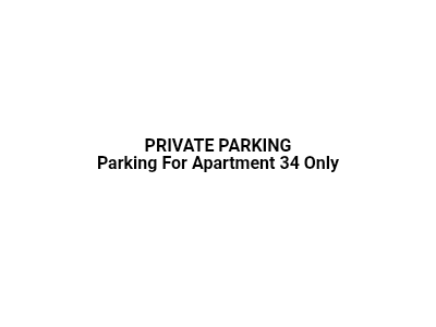 Custom White Sign Landscape