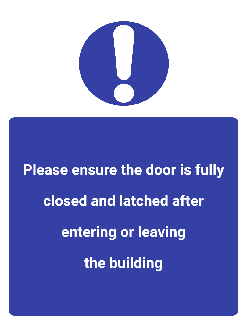 Custom Mandatory Sign Portrait