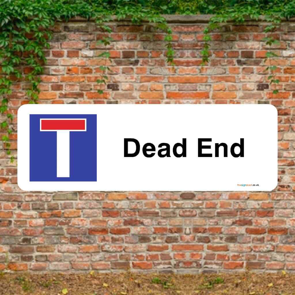 Decatur St Dead End Sign Dead End Warning Sign – Durable UK Safety Sign – The Sign Shed
