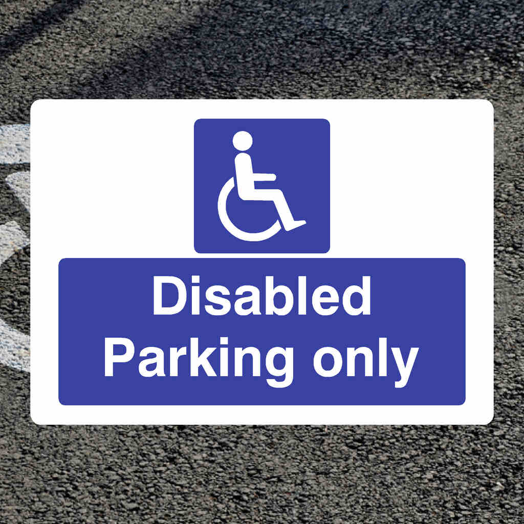 Disabled & Blue Badge Parking Signs UK