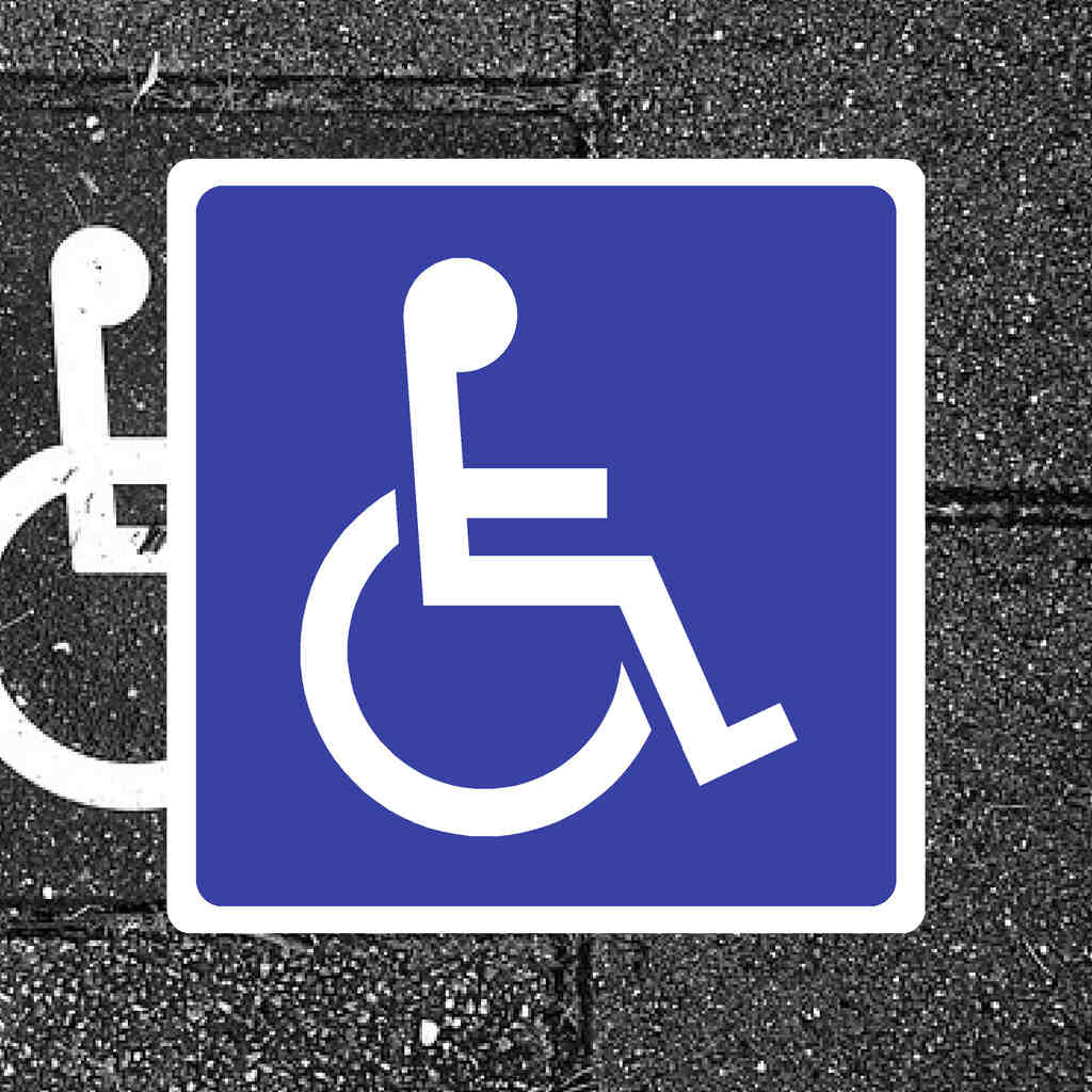 Disabled Wheelchair Symbol Sign - Main Image