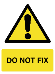 Custom Warning Sign Portrait