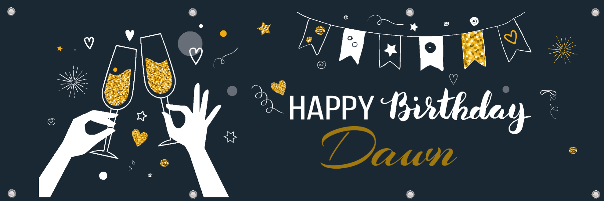 Personalised Birthday Party Banner