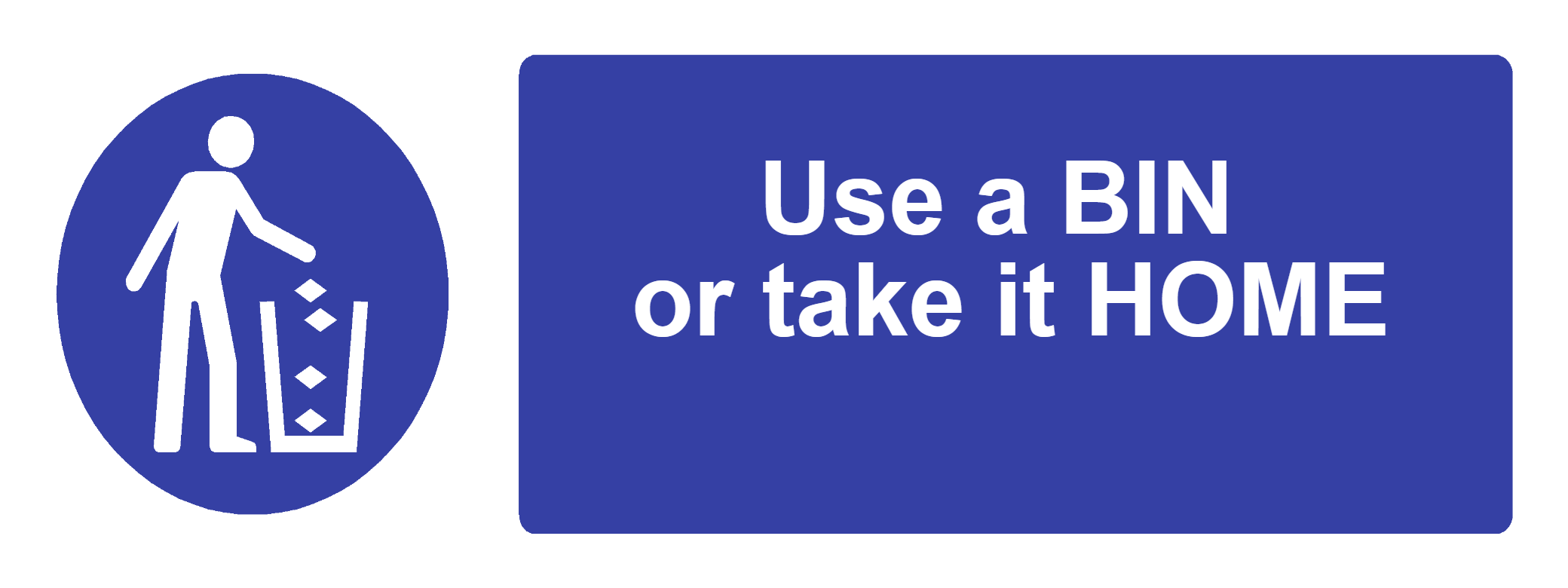 Custom Litter Sign Landscape