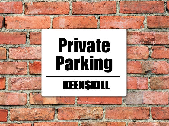 Custom Private Parking Sign