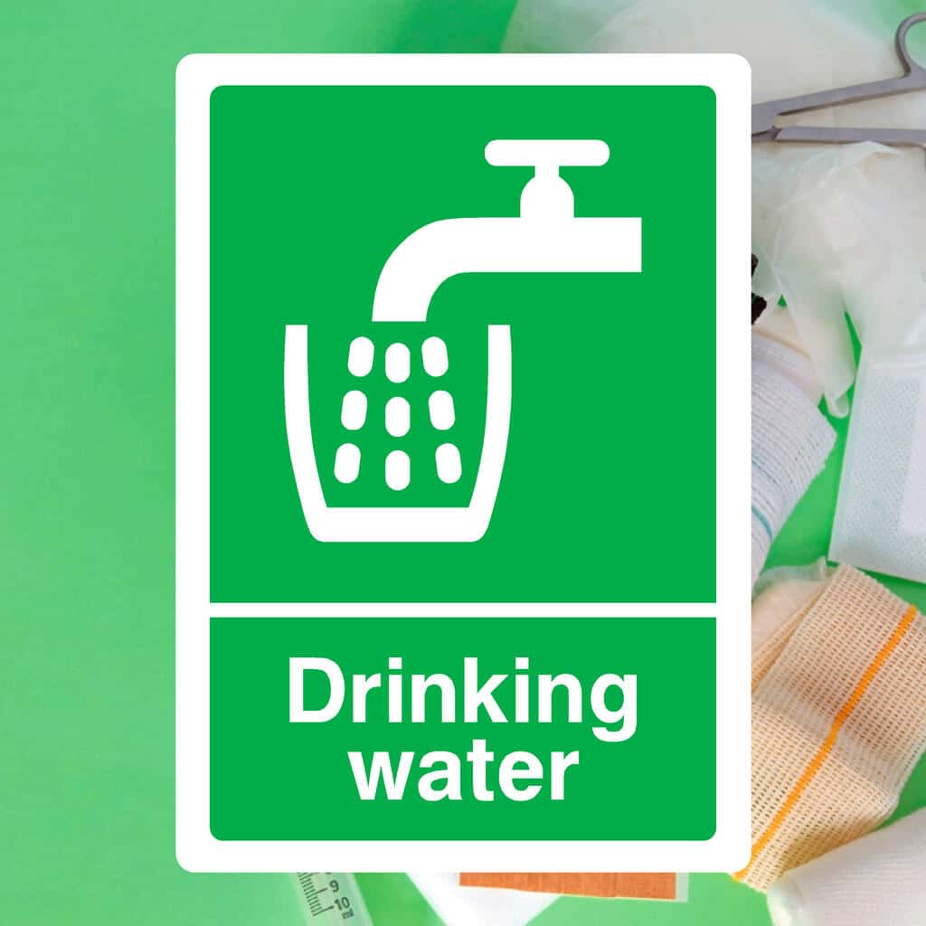 Drinking Water Sign - The Sign Shed