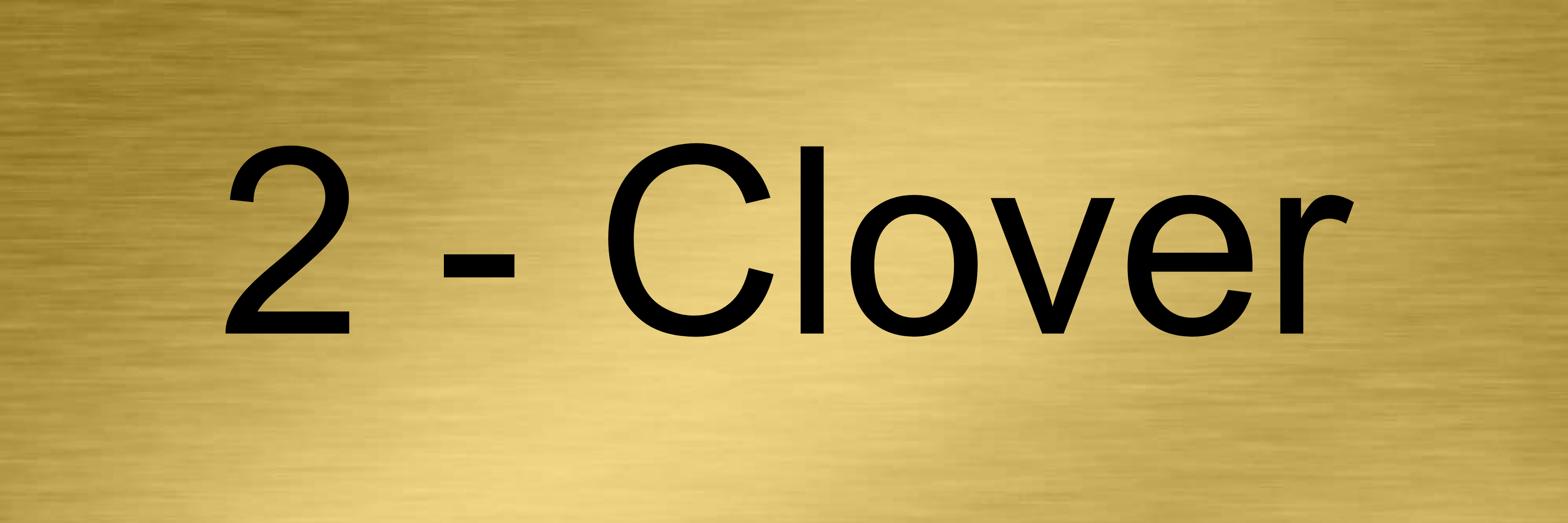 Custom Gold Sign