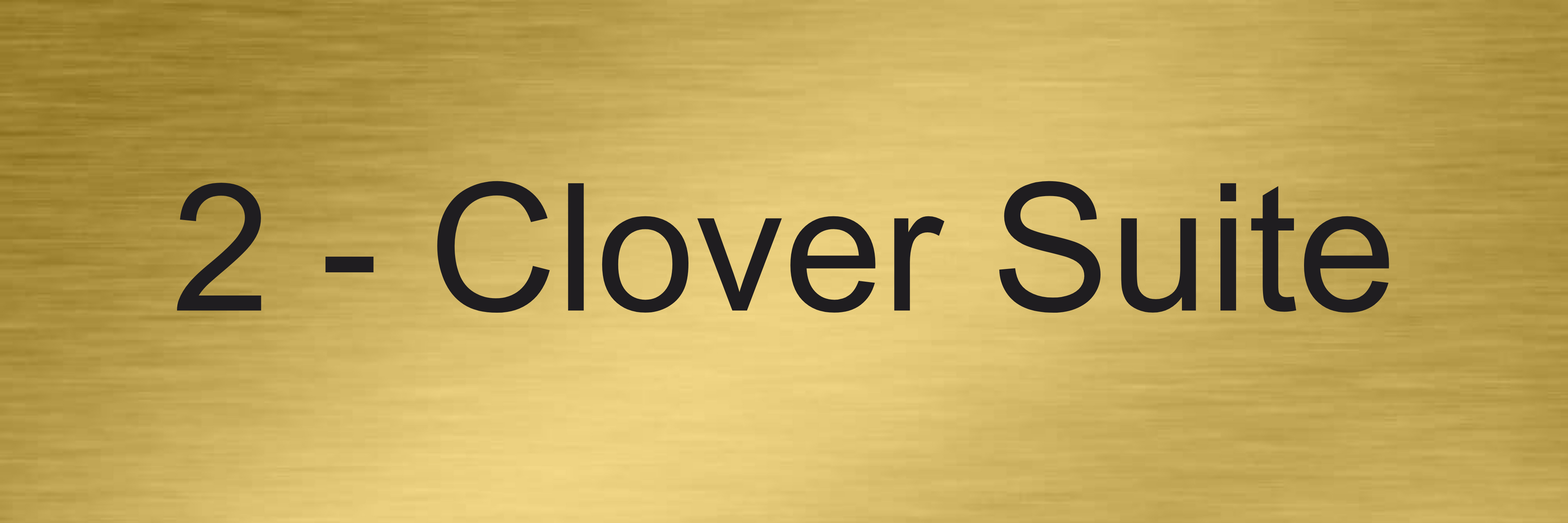 Custom Gold Sign