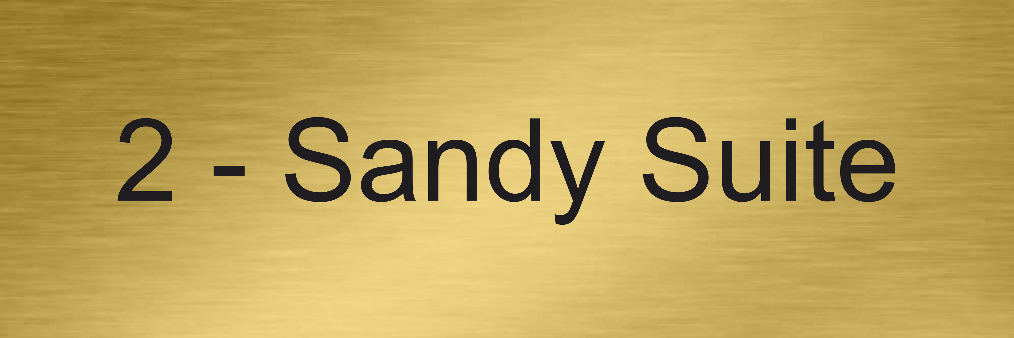 Custom Gold Sign