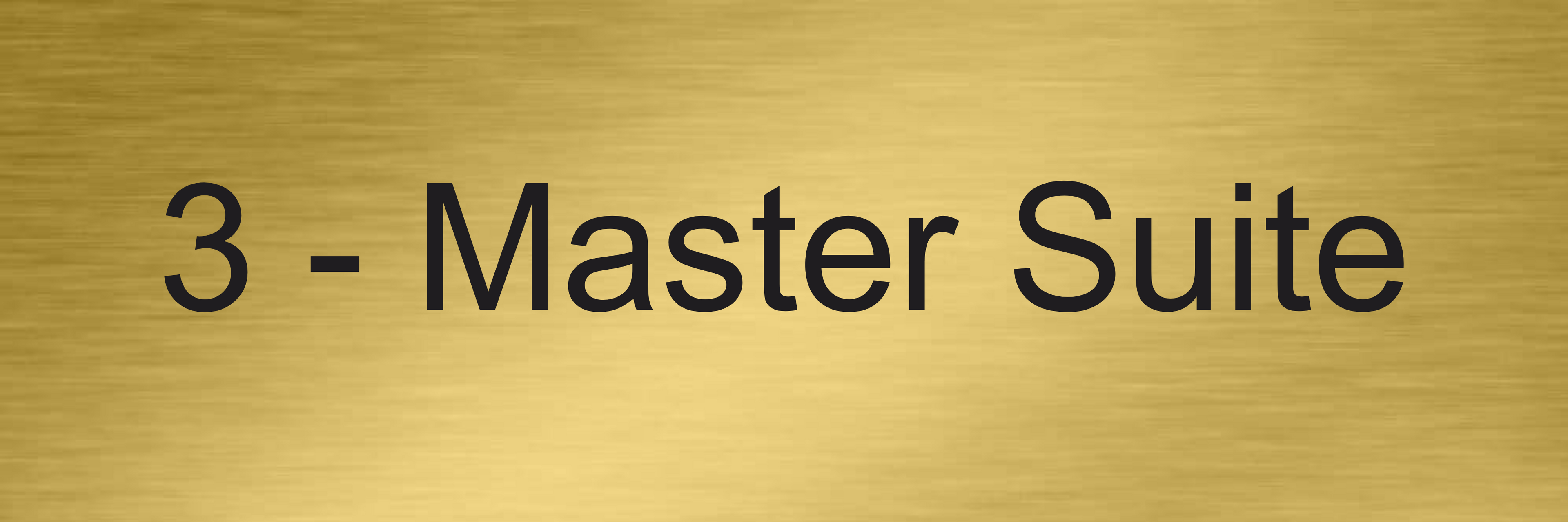 Custom Gold Sign