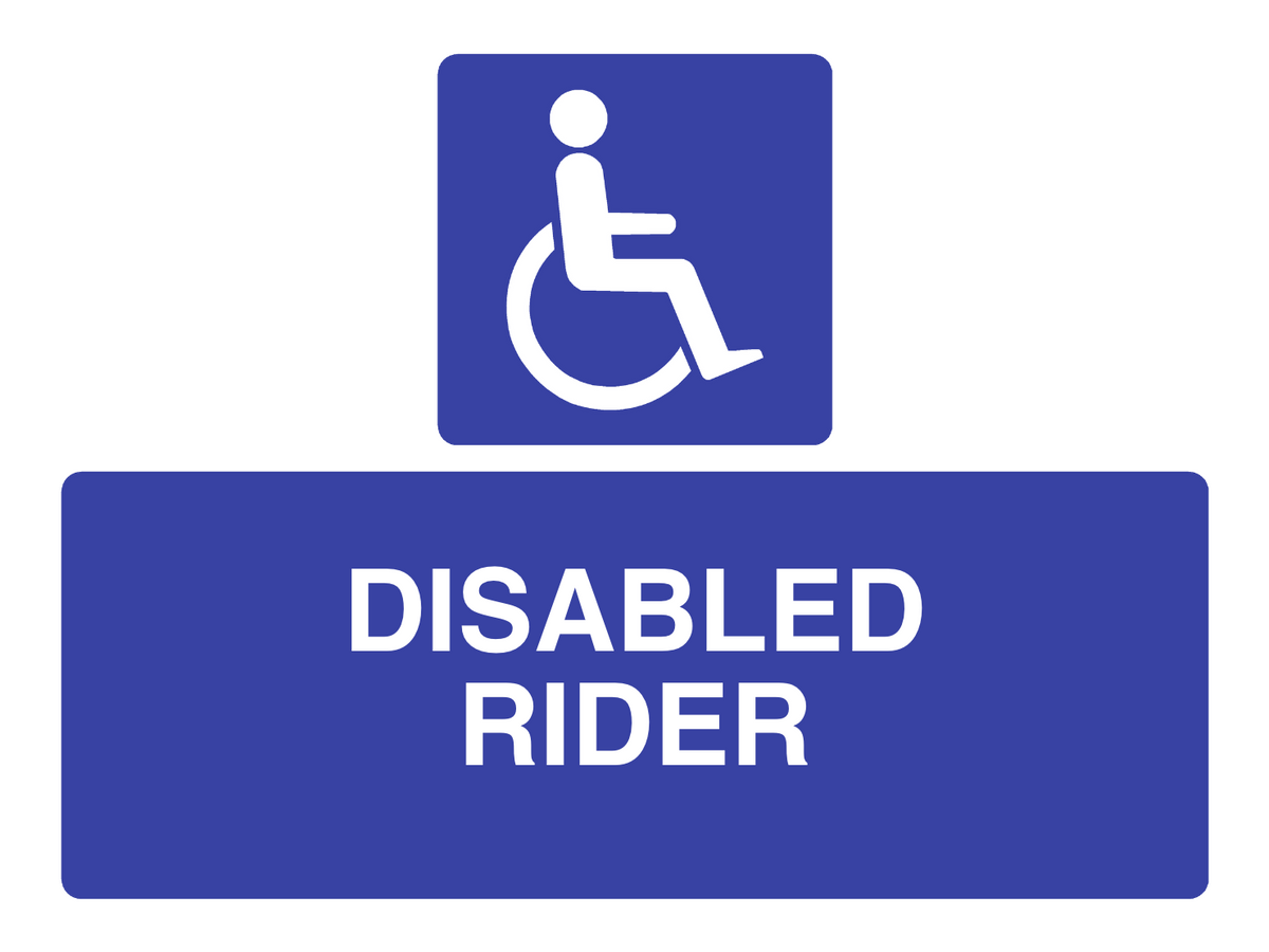 Custom Disabled Sign