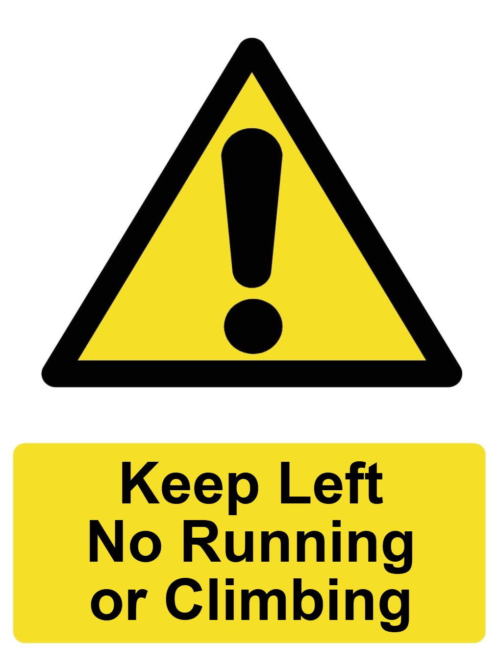 Custom Warning Sign Portrait
