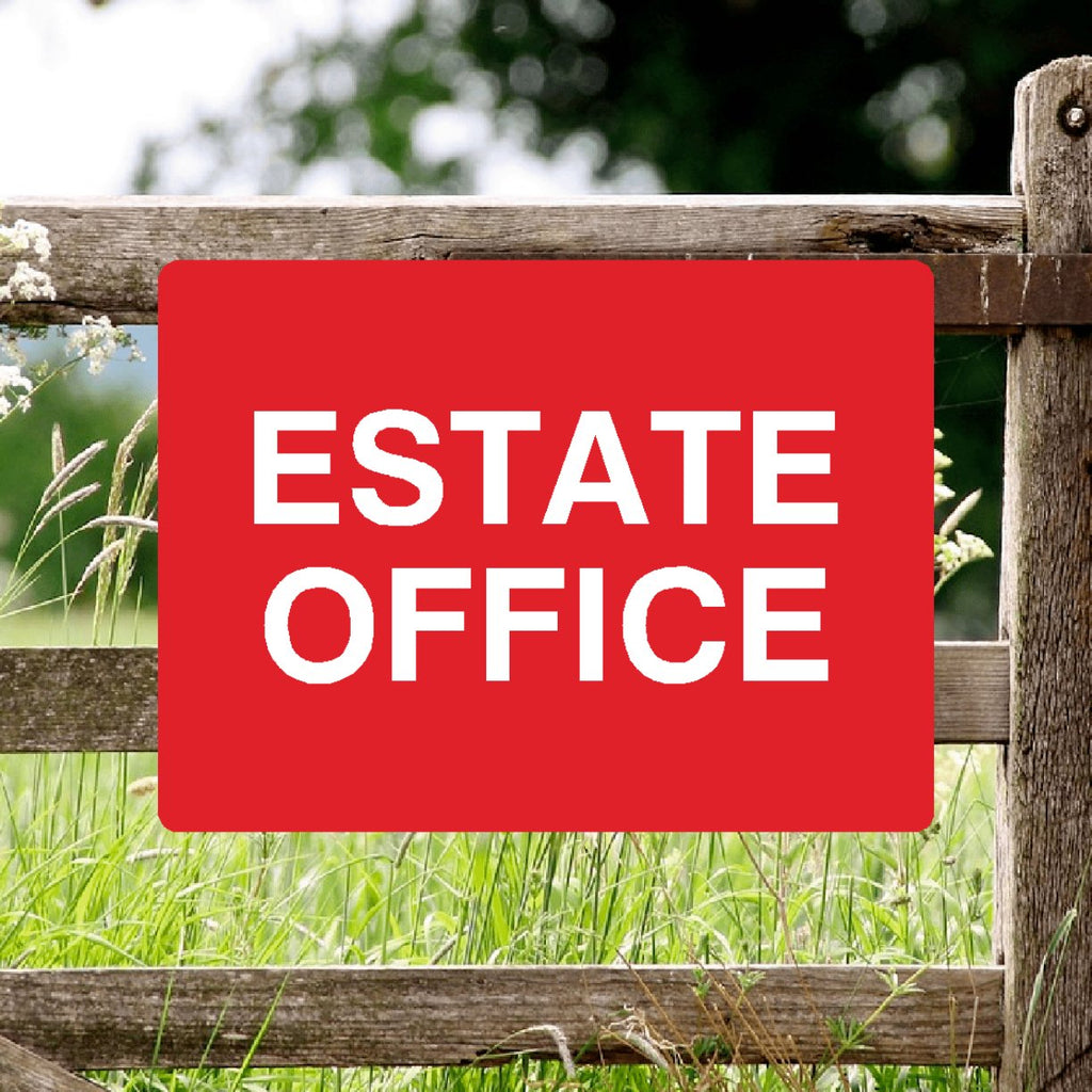 Estate Office Full Colour Sign - The Sign Shed