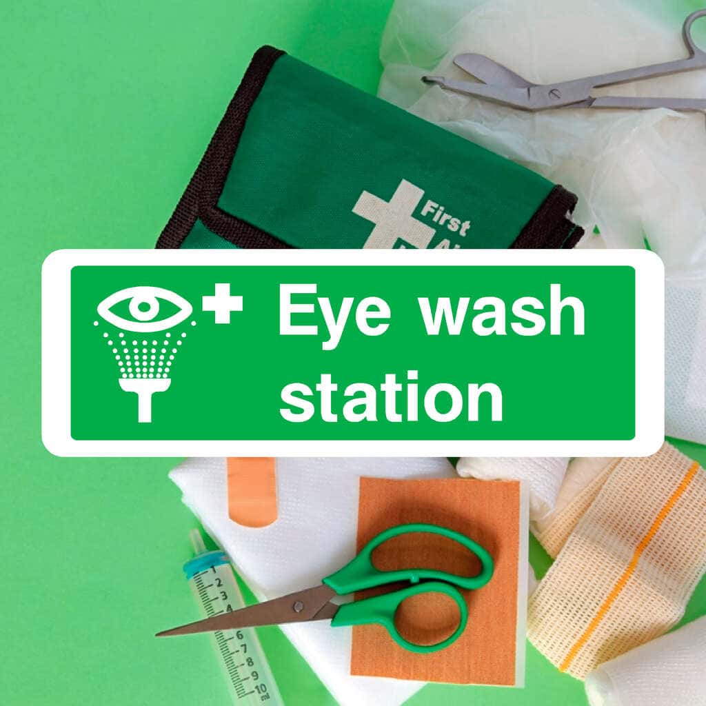 Eye Wash Station Sign - The Sign Shed