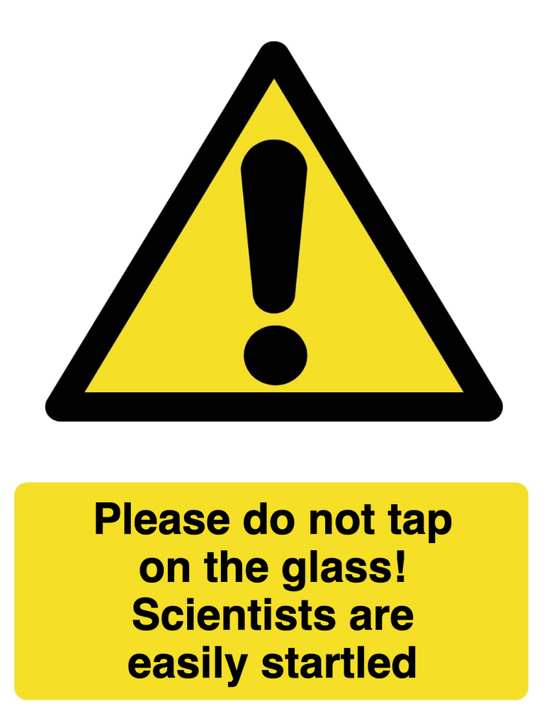 Custom Warning Sign Portrait
