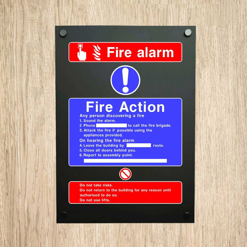 Prioritise Safety: Shop Fire Action Signs Online