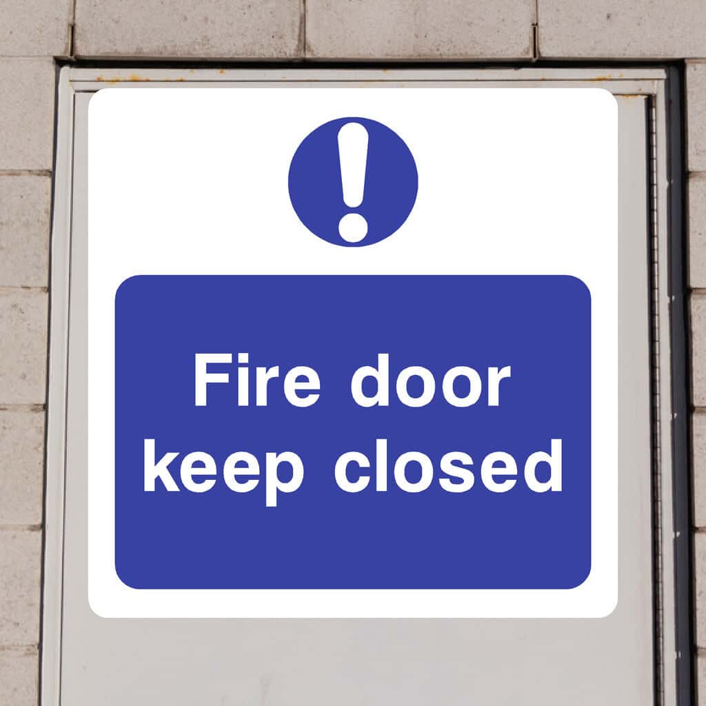 Fire Door Keep Closed Sign - The Sign Shed