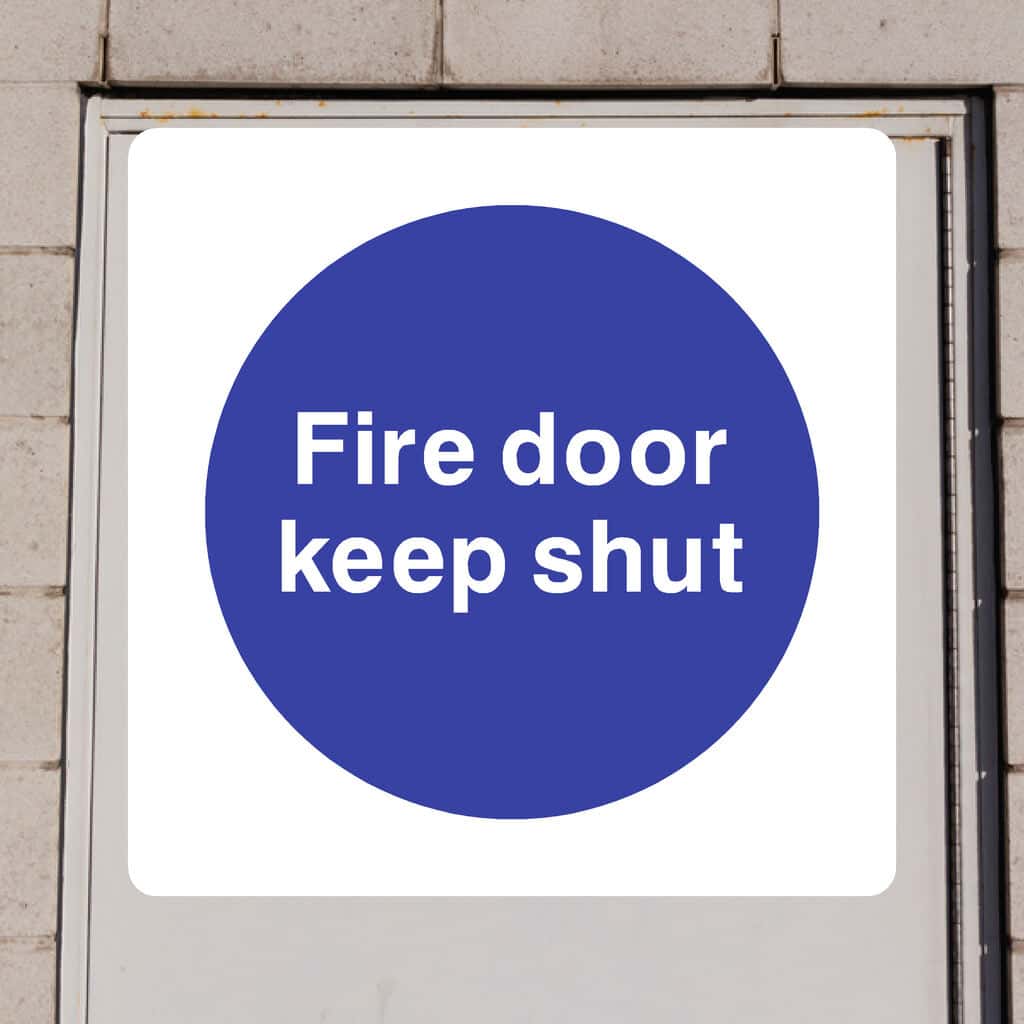 Fire Door Keep Shut Sign - The Sign Shed