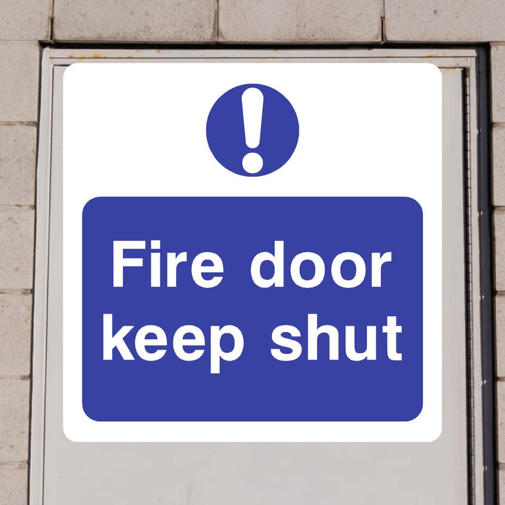 Fire Door Keep Shut Sign - The Sign Shed