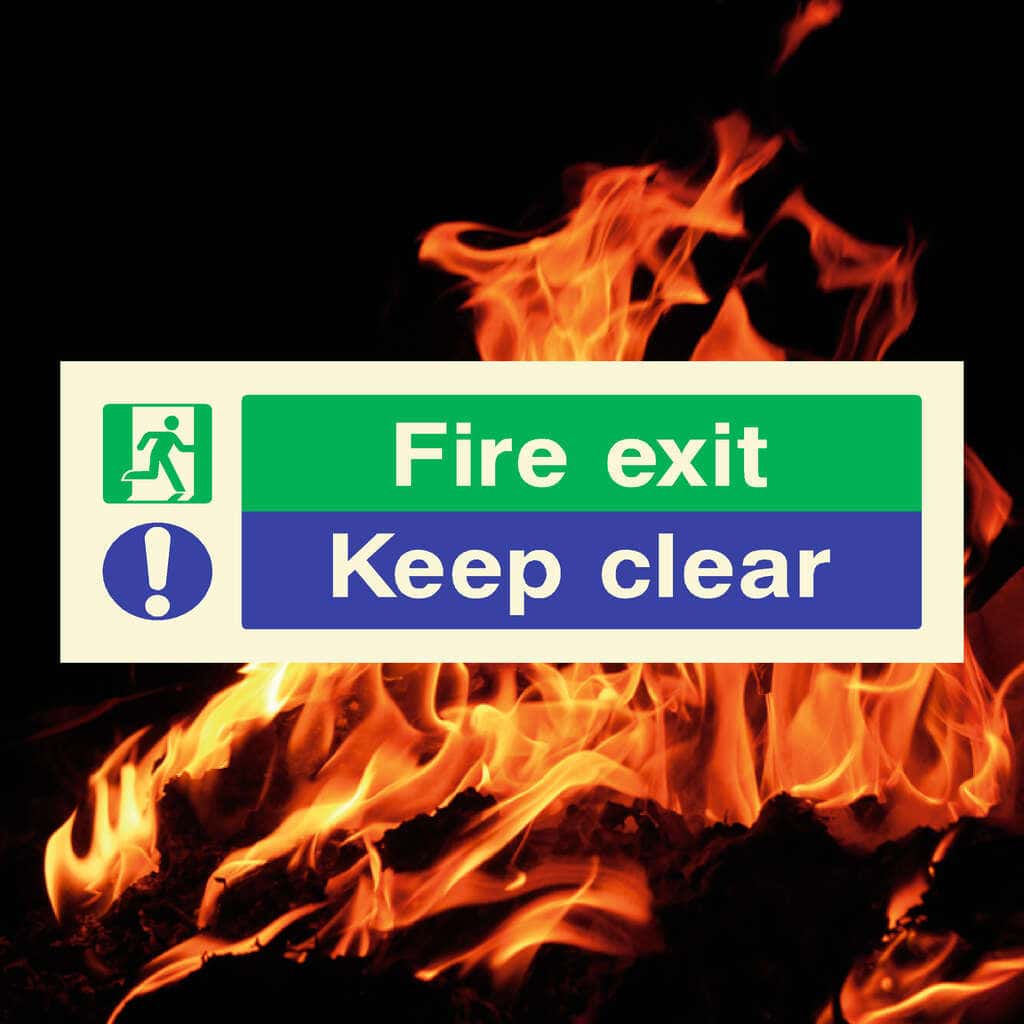 Fire Exit, Man Running Right, freccia che punta destra, 300 Fire Exit, Man Running Right, freccia che punta destra, 300