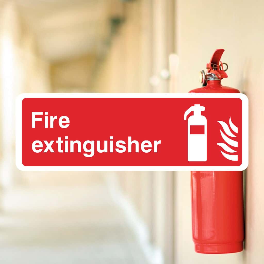 Fire Extinguisher Location Sign – HSE Compliant UK – The Sign Shed