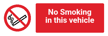 Custom No Smoking Sign Landscape