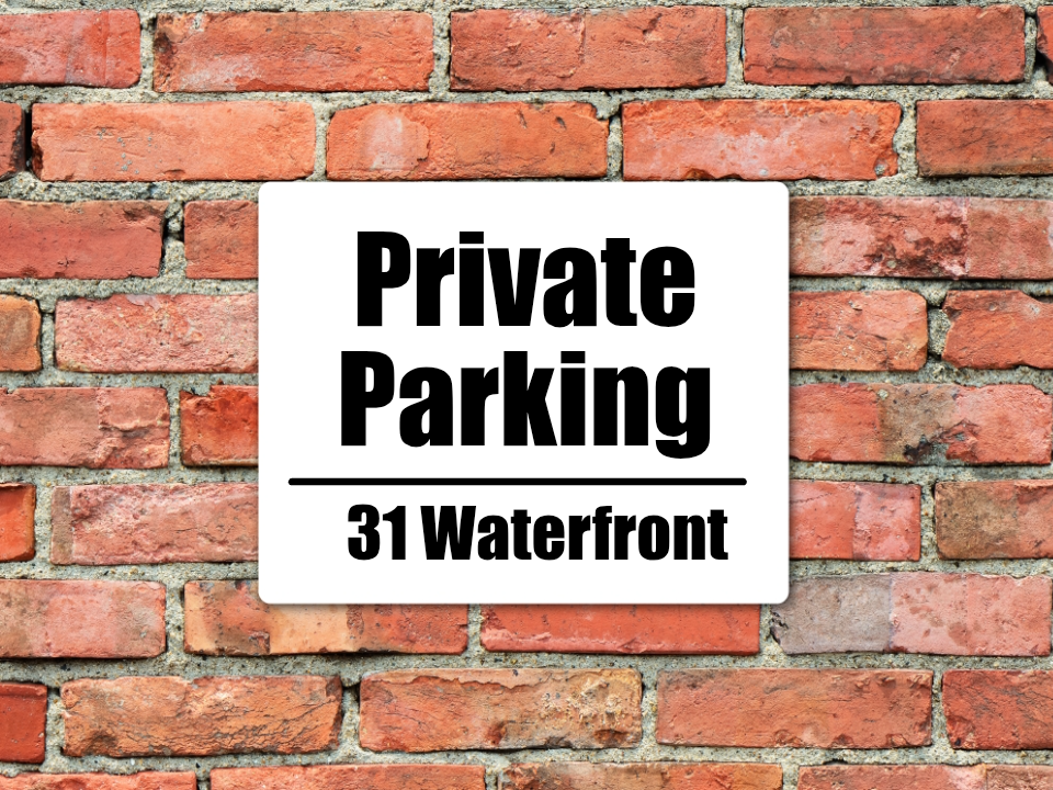 Custom Private Parking Sign