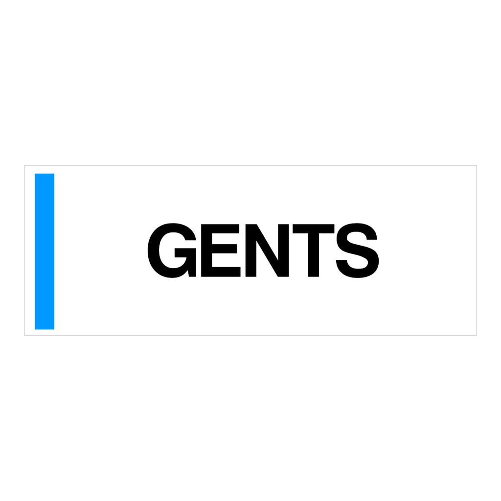 Gents Construction Door Sign | The Sign Shed