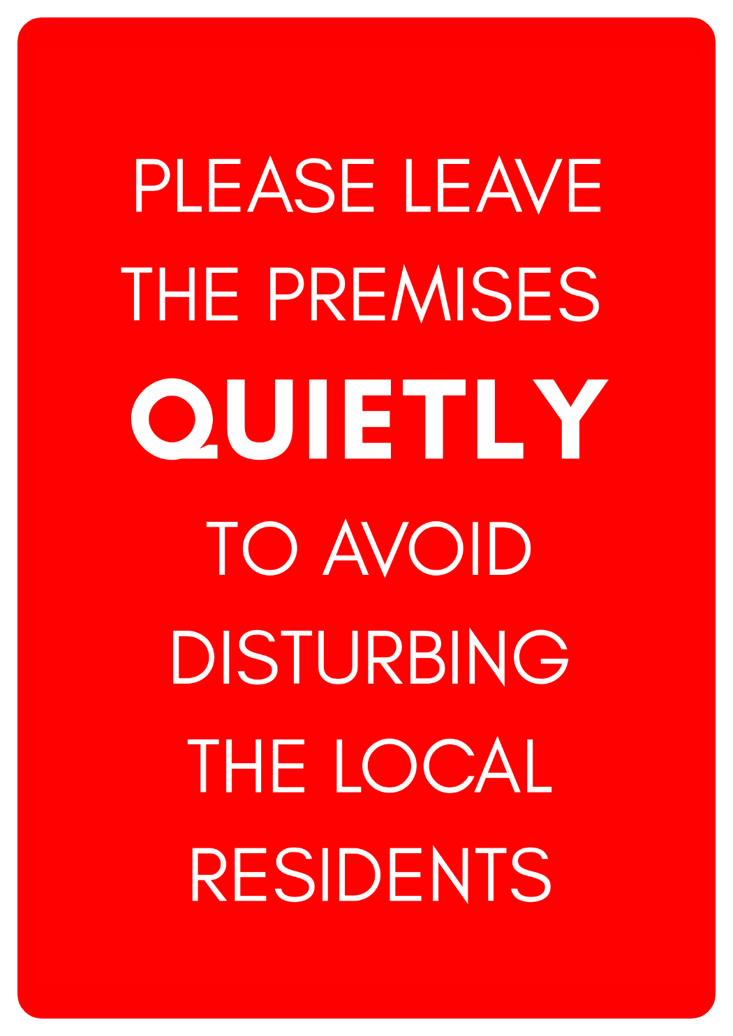 Custom Red Sign Portrait