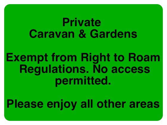 Custom Green Sign Landscape