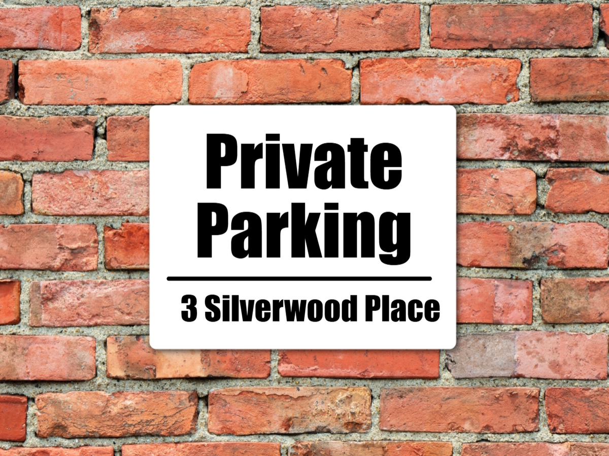 Custom Private Parking Sign