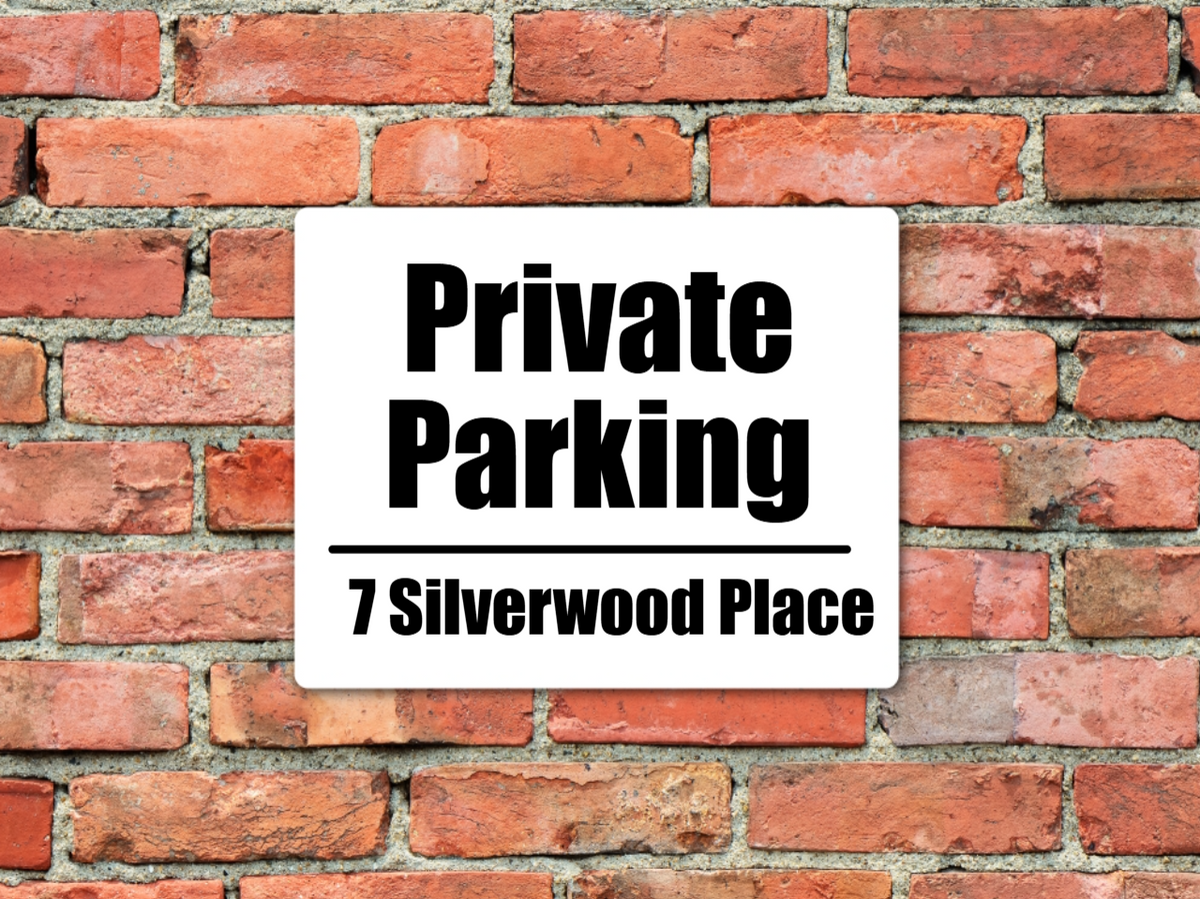 Custom Private Parking Sign