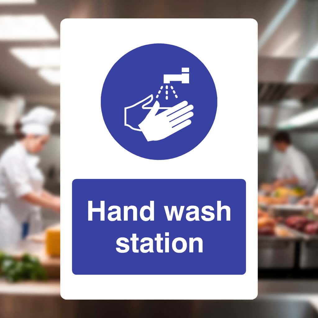 Cleanning Hand Sign Wash Hands Signs – Hygiene Reminders | The Sign Shed