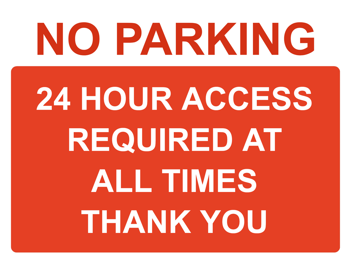 Custom Parking Sign