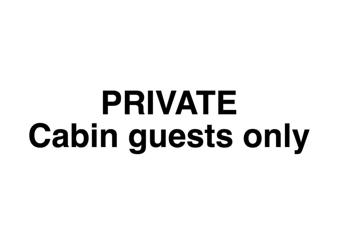 Custom White Sign Landscape