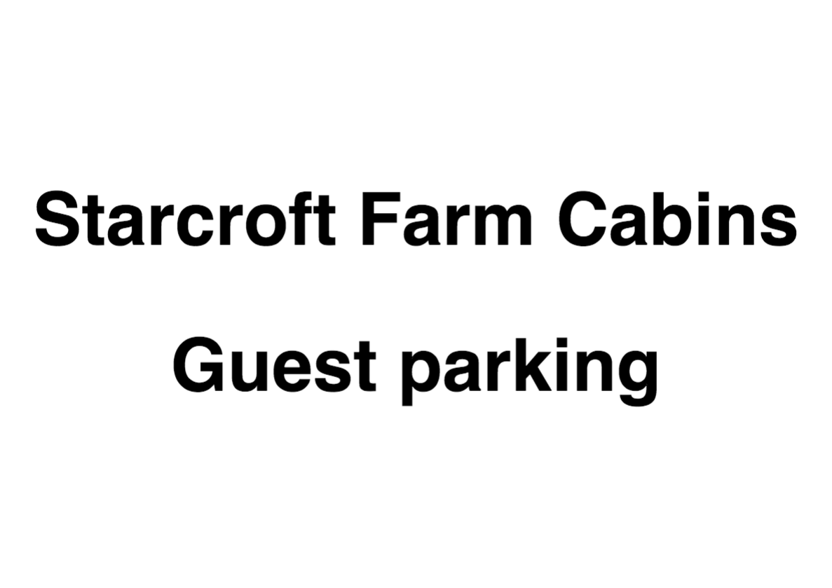 Custom White Sign Landscape