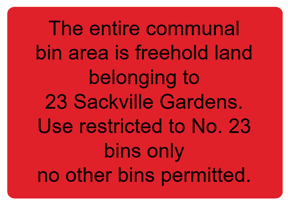 Custom Red Sign Landscape