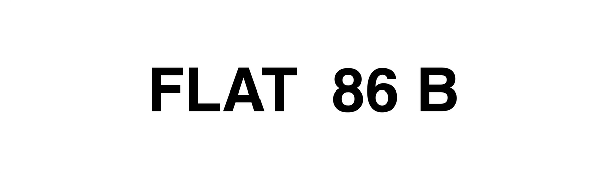 Custom Kerb Parking Sign 