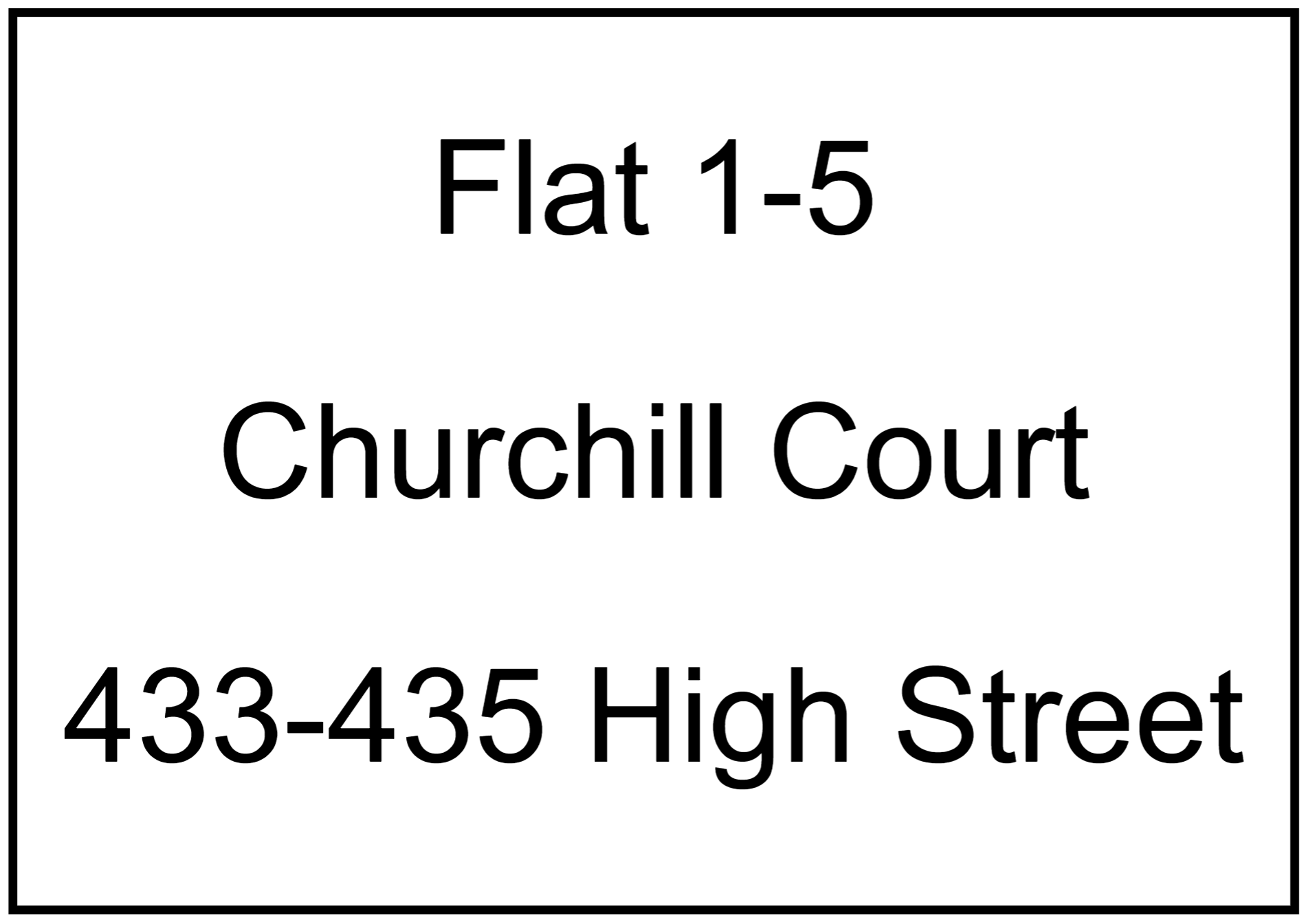 Custom White Sign Landscape
