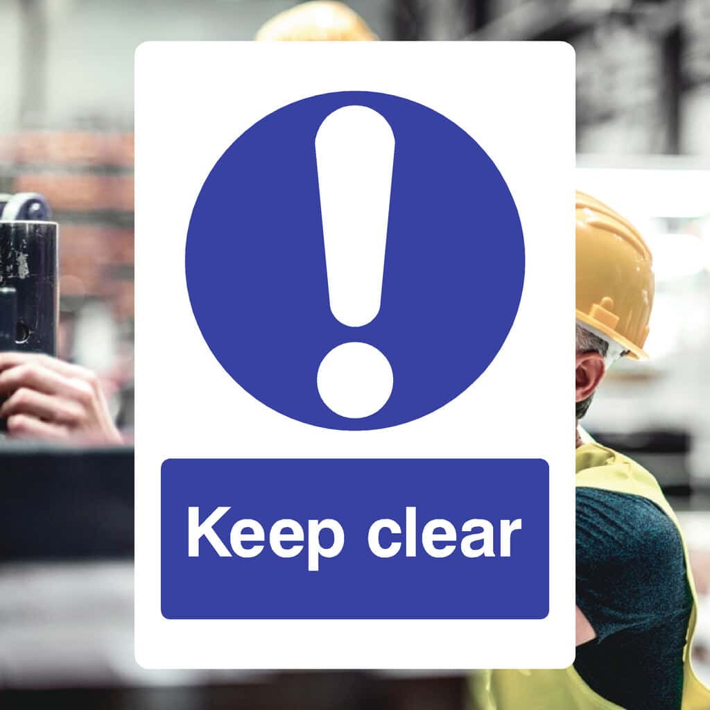 Keep Clear Area Sign – UK Safety